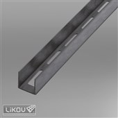 LIKOV Distanč. lišta plná pro zaj. předeps. pol. výztuže železobe. N-DLV d.2m,  výška 20mm